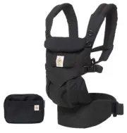 NEW Ergobaby Omni 360 All Positions Baby Carrier 7-45 lbs Pure Black SEALED