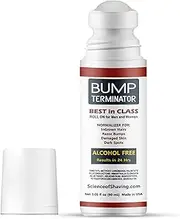 BREEJ BUMP TERMINATOR ALCOHOL FREE, Anti Razor Bumps, Ingrown Hair, Razor Burn, Skin Treatment for Face, Neck, Bikini area, Legs-After Shave & Dark Spot Corrector, Unisex Roll On