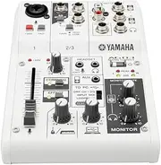 Yamaha AG03 - Studio mixer with USB capabilities for audio, streaming and recording, in white
