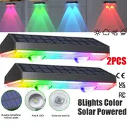 OZNALA Super Bright Solar Powered Door Fence Wall Lights LED Outdoor Garden Patio Lamp