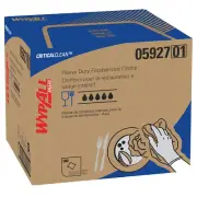 05927 X70 Foodservice Towels, 1/4 Fold, 12 1/2 X 23 1/2, Blue (Case of 3