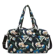 Vera Bradley Women's Performance Twill Medium Travel Duffle Bag Immersed Bloo...
