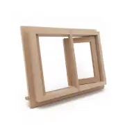 1:12 Scale Dollhouse Miniatures Wooden Small Window DIY Accessories European