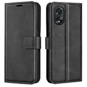 Pu Leather Phone Stand Magnetic Phone Cover For Oppo A38 4g, Wallet Design Case