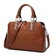 Luxury Handbag Crocodile Pattern Shoulder Bags For Women Vintage Pu Leather Handbags Women bag