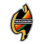 Madison - Head tube decal - Chrome AUSTRALIA - old school bmx