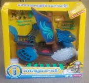 2014 Fisher-Price Imaginext Serpent Pirate Ship Projectile Launcher Play Set NEW