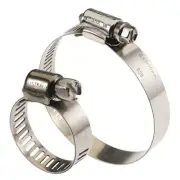 QTY 1 STAINLESS STEEL HOSE CLAMP 316 Grade 22-45MM 8MM MICRO BAND (M316-020P)