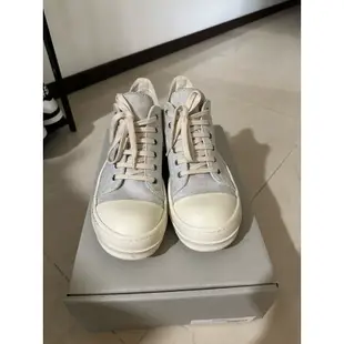 Rick Owens drkshdw 低筒帆布灰色球鞋