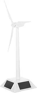 Homoyoyo 1 Set Solar Windmill Craft Kit Miniature Rotating Model Plastic Design for Home Office Classroom Decor Solar Powered Science Learning Present