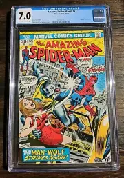 Amazing Spider-Man #125 CGC 7.0 2nd Appearance Man-Wolf! Marvel 1973