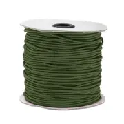 Elastic Cord Heavy Stretch String Rope 2.5mm 109 Yards Army Green