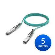 UBIQUITI 25 Gbps Long-Range Direct Attach Cable, Long-range SFP28, 5m Length, Support 25/10/1 Gbps, PVC Cable Jacket, Aqua Color