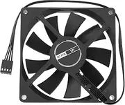 SING F LTD 1PC 4Pin Computer Case Fan Compatible with NOCTUA CHROMAX NF-A9x14 HS-PWM SSO2 Bearing 2500RPM 91.8x91.8x15.6mm PC Cooling Fan Black