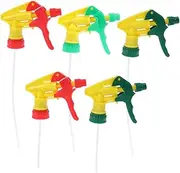 Abaodam 10Pcs Spray Bottle Trigger Replacement Durable Plastic Spray Heads for Household Cleaning Lawn Care and More Compatible with Beverage Bottles and Watering