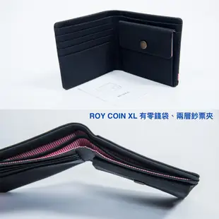 Herschel Roy Bi-Fold Wallet 灰黑 灰色 RFID 防盜 帆布 皮夾 男生 短夾 錢包 現貨