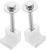 LALADEFIEE 2pcs Heavy Duty Truck Toolbox Clamps Hooks for Secure Mounting Easy to Use Tool Box Tie Down Clips for Pickup Truck Accessories and Tool Box Installation