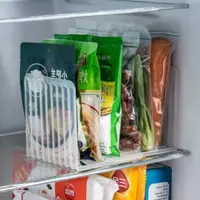 在飛比找松果購物優惠-【小白鯨選品集】L型隔板 冰箱可調節分隔板 日本製 廚房整理