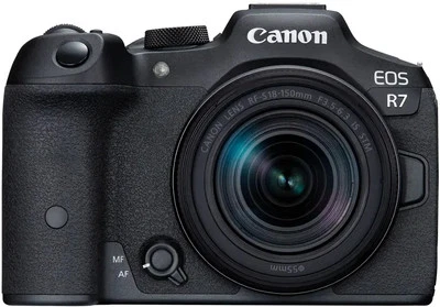 Canon EOS R7 Mirrorless Camera with RF-S 18-150mm f/3.5-6.3 IS STM Lens - Black