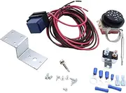 SQUDYO 12V Radiator Fan Thermostat Control Kit for Easy Installation in Vehicles