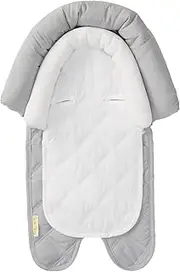 GoldBug Baby & Toddler 2-in-1 Car Seat Head Support - Grey