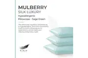 Luxury Pillowcase - 100% Pure Mulberry Silk on Both Sides - Sage Green
