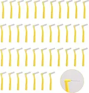 Sekonow 40pcs Interdental Brushes Braces Flossers, Reusable Dental Brushes between Teeth, Braces Brush Floss for Braces Toothbrush, Proxy Brushes Dental Picks, 0.7mm
