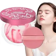 Powder Makeup | Matte Face Powder,Lightweight Primer Foundation Waterproof Full Coverage for Under-Eye, Everyday Travel Women Cosmetics