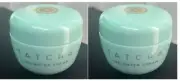 2x Tatcha The Water Cream Moisturizer 0.34 oz / 10mL each Travel Size