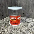 Vintage Rare Pyrex Accessories #16385 Shaker With Extra Cap NEW! Old Stock
