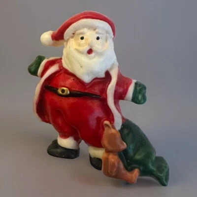 Santa Claus Holding Holding Arms Out New Brooch Pin Bag Teddy Bear
