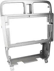 Rynplex Radio Frame 9 INCH Manual AC Dash Installation Trim Kit Stereo DVD Player Install Surround Panel, for Subaru, for Forester, 2004-2008 Auto Radio Mounting Frame