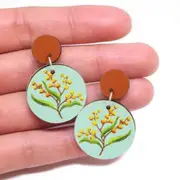Pixie Nut Wattle Earrings