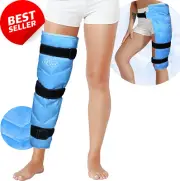 Large Ice Pack for Injuries Reusable Gel Ice Wrap for Leg, Hip, Thigh, Knee and