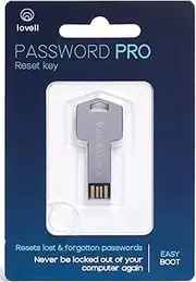 Password Reset Key Pro Next Generation - USB 3.0 Works w/Windows 98, 2000, XP, Vista, 7, & 10 - Fast Access No Internet Connection Needed - Reset Lost Passwords on Windows Based PC & Laptop