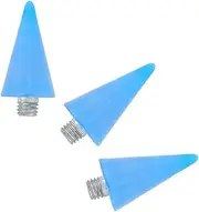 DONFAMDS 3pcs Blue Acrylic Dotting Pen with Replacement Wax Heads for Nail Art DIY Rhinestone Picker Tool for Professional Salon and Home Use