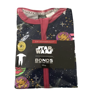 Bonds Disney Star Wars Galaxy Wondersuit Zippy Size 1 BNIP