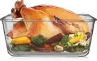 Extra Large 6500ML Glass Food Storage Container with Locking Lid, Airtight