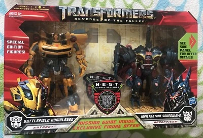 Transformers Rotf NEST Bumblebee Soundwave Mib .