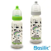 在飛比找PChome24h購物優惠-Basilic【貝喜力克】防脤氣PES直圓型奶瓶240ml*