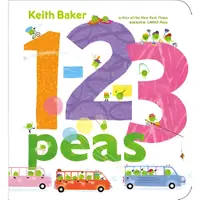 在飛比找蝦皮商城優惠-1-2-3 Peas(硬頁書)/Keith Baker Cl