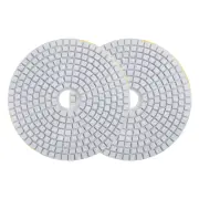 5-Inch 150 Grits Diamond Polishing Pad Wet/Dry for Stone Concrete Marble 2pcs