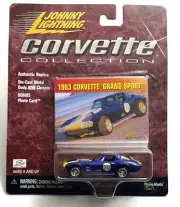 Johnny Lightning - Corvette Collection - Blue 1963 Grand Sport - 1:64 #70