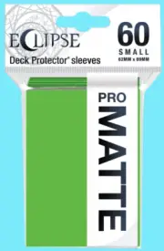 60 ULTRA PRO ECLIPSE SMALL LIME GREEN MATTE DECK PROTECTOR Card Sleeves Japanese
