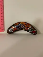 Australian Souvenir Boomerang Hand Painted
