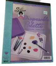 Sealed NOS Susan Scheewe Disposable Palette Paper 50 Sheets 8.5" x 11" Painting