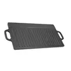 Nonstick Griddle Grill Cast Iron Grill Griddle Pan Ridged And Flat Double-Sided