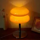 Modern Egg Tart Lamp with 3 Color Dimmable Modes Retro Cute Desk Lamp Mushroom