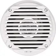 Jensen MS5006W Dual Cone Waterproof 5.25" Speaker, White, 30 Watts Max Power Handling, Sensitivity 86dB, Frequency Response 79Hz-20kHz, Nominal Impedance 4 Ohms, 1.5" Mounting Depth, 1 Speaker Only