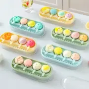 4 Hole Ice Cream Mold DIY Maker Frozen Molds Ice Tray Popsicle Mould Ice Lolly